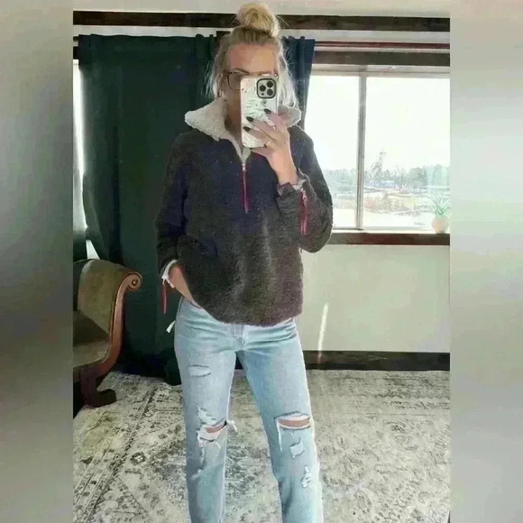 NWOT Marie Oliver Windsor Popover, Peppercorn - Picture 5 of 6